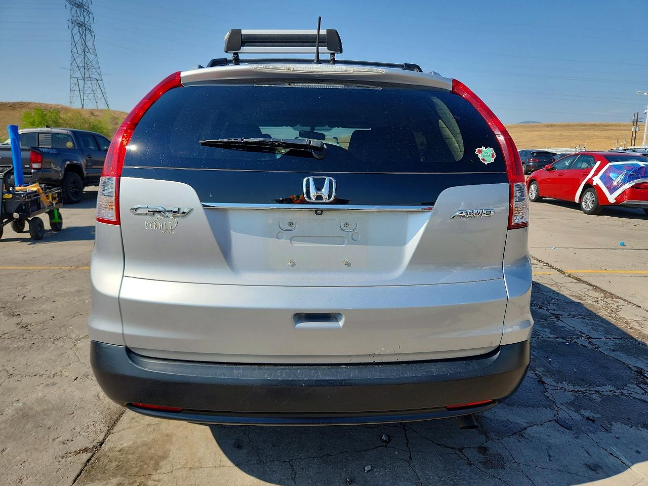 2014 Honda Cr-v Exl Silver vin: 5J6RM4H77EL091370