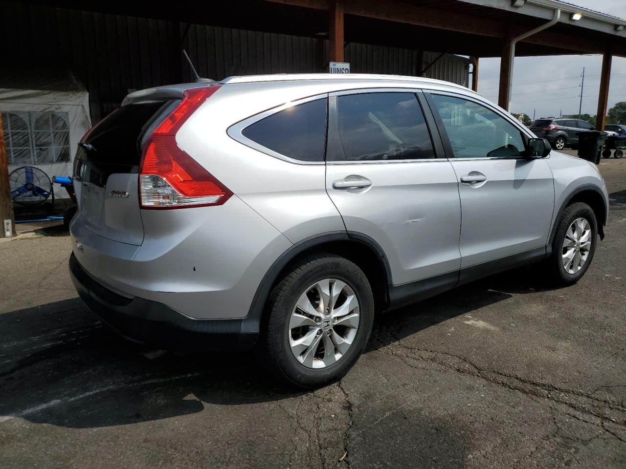 2014 Honda Cr-v Exl Silver vin: 5J6RM4H77EL104635