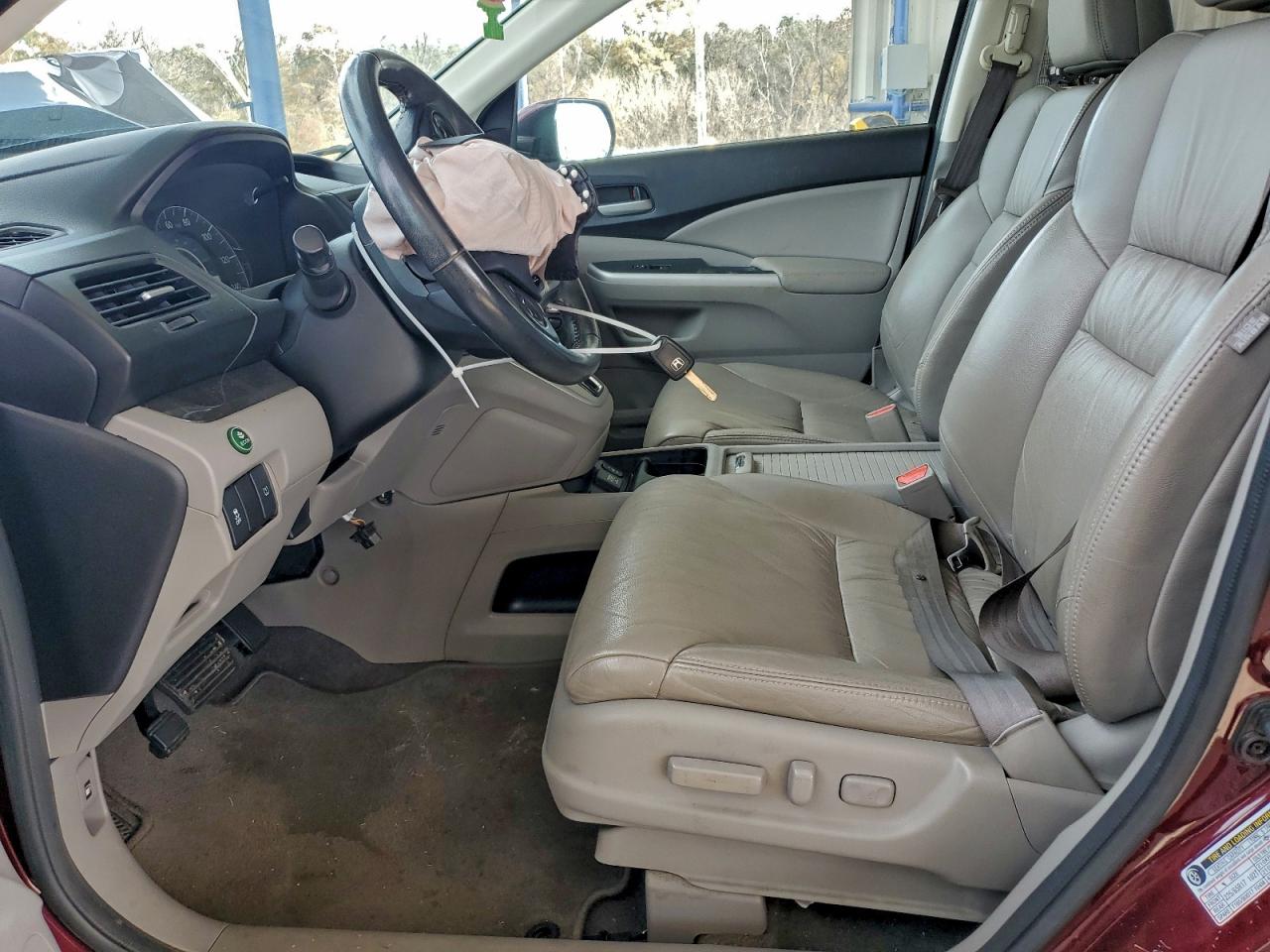 2014 Honda Cr-v Exl Maroon vin: 5J6RM4H77EL116753