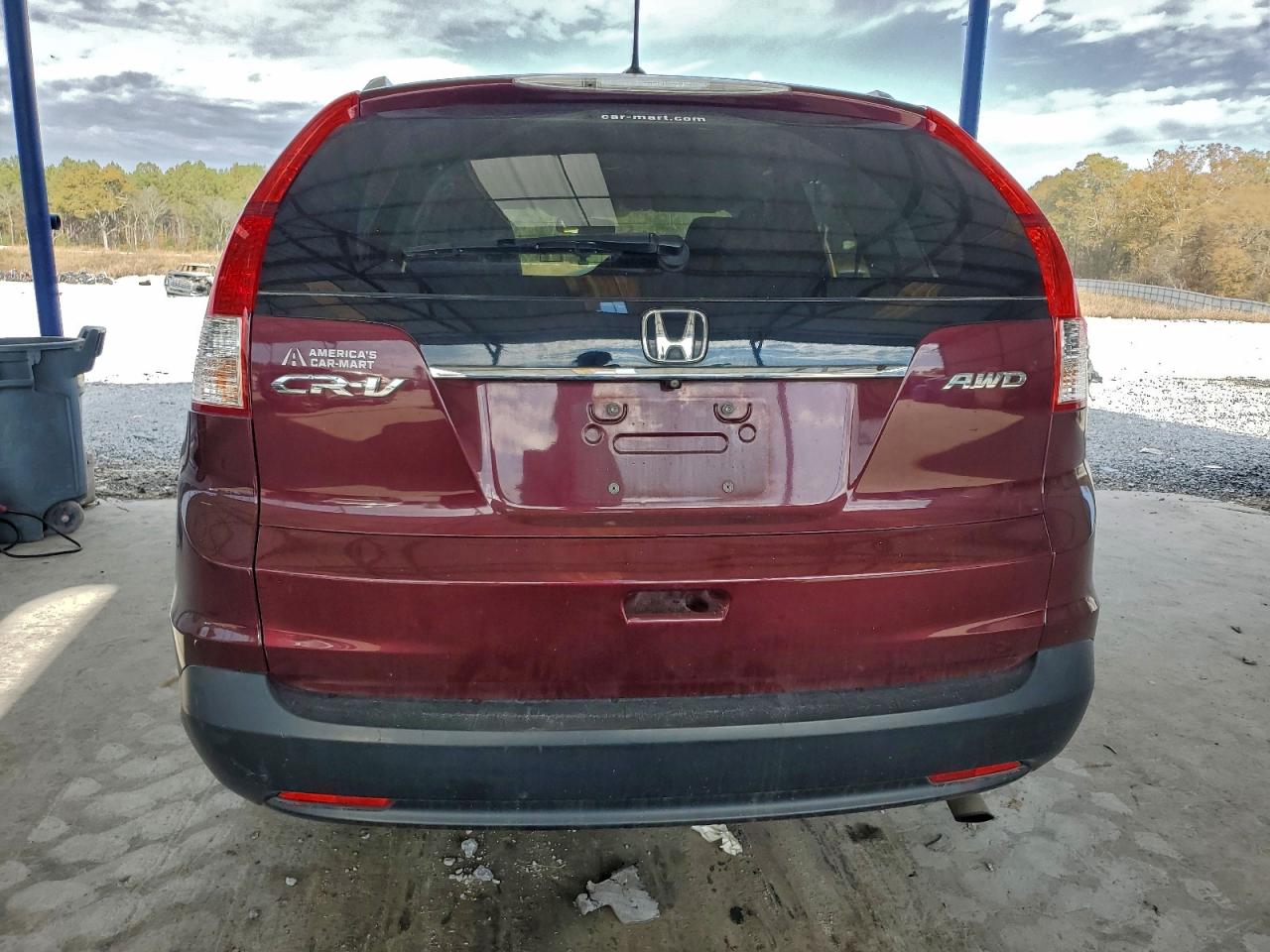 2014 Honda Cr-v Exl Maroon vin: 5J6RM4H77EL116753