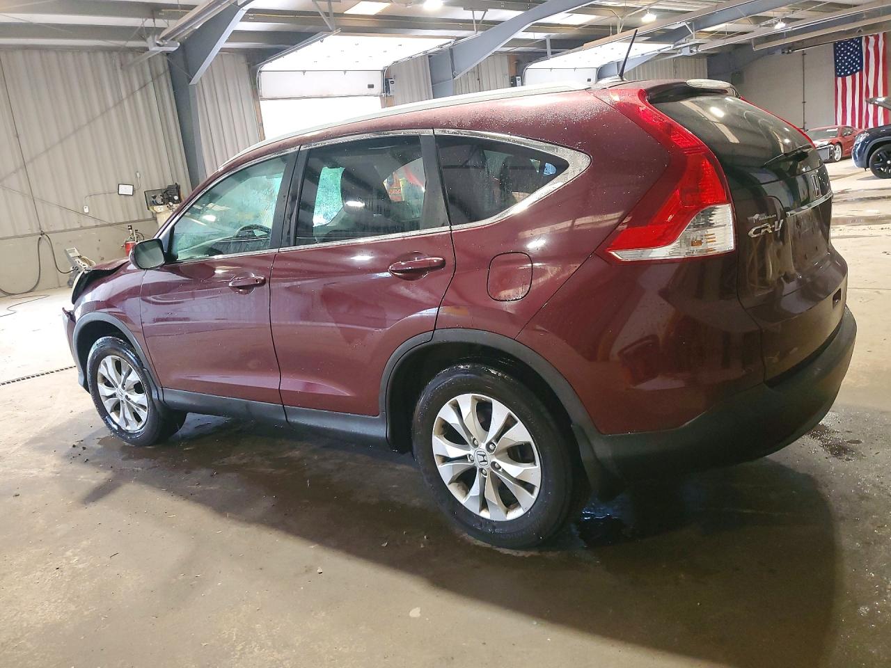 2014 Honda Cr-v Exl Maroon vin: 5J6RM4H77EL119166