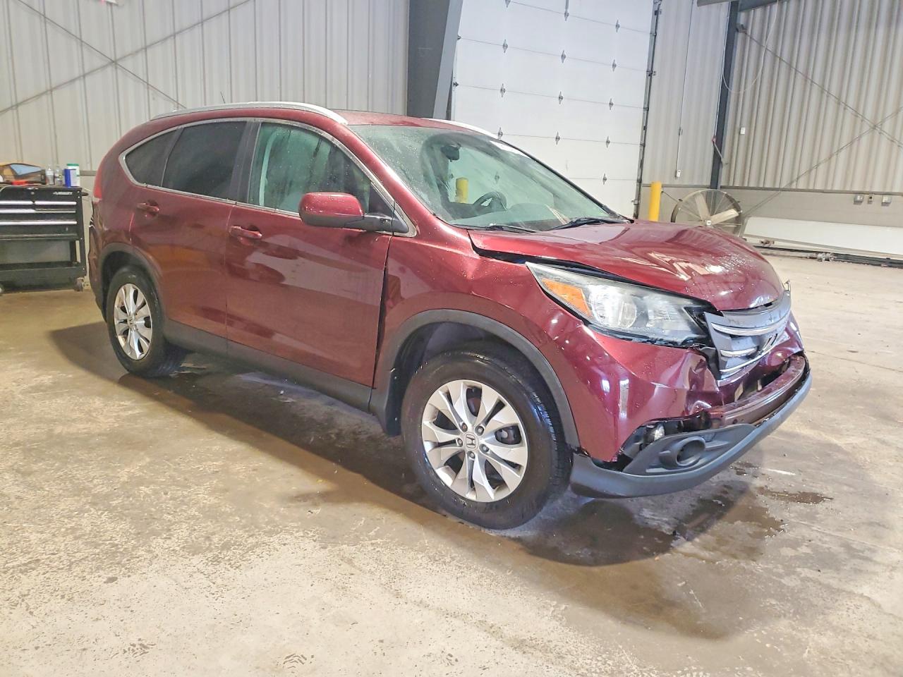 2014 Honda Cr-v Exl Maroon vin: 5J6RM4H77EL119166