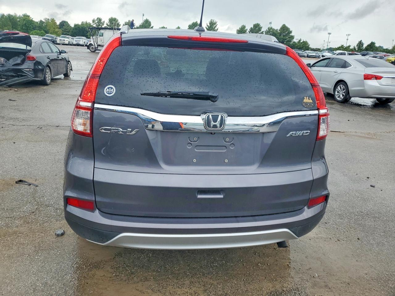 2015 Honda Cr-v Exl Gray vin: 5J6RM4H77FL002382