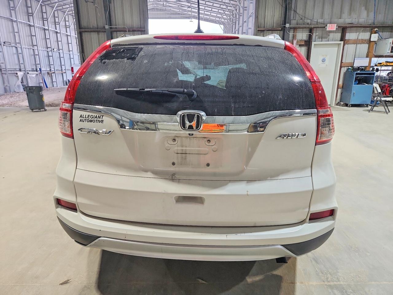 2015 Honda Cr-v Exl White vin: 5J6RM4H77FL033180