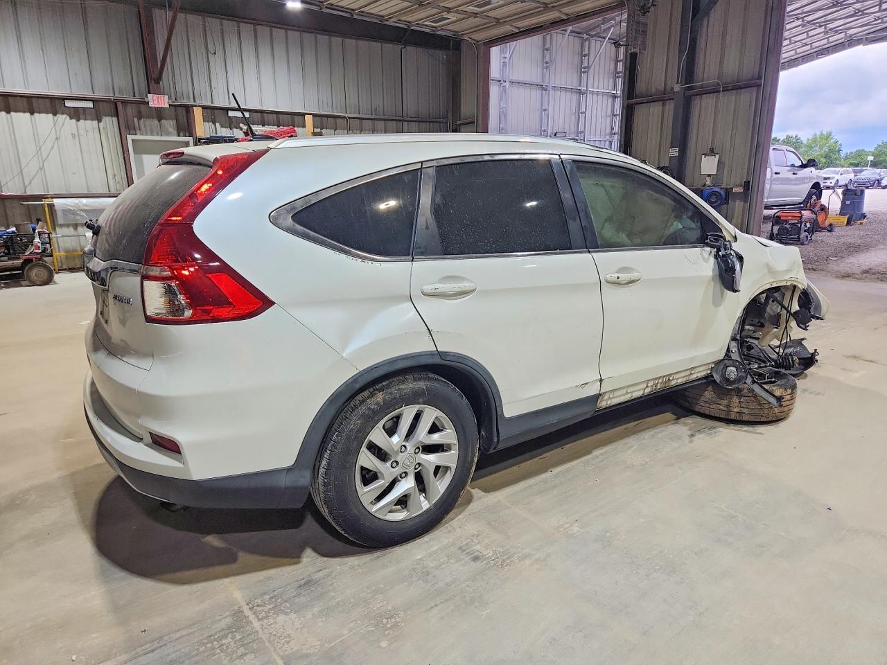 2015 Honda Cr-v Exl White vin: 5J6RM4H77FL033180