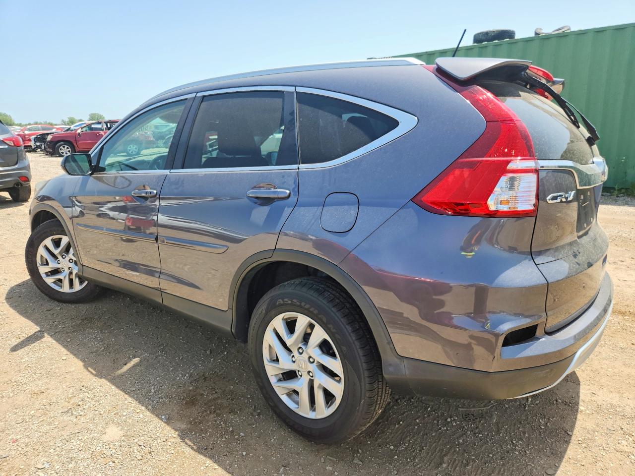 2015 Honda Cr-v Exl Gray vin: 5J6RM4H77FL081858