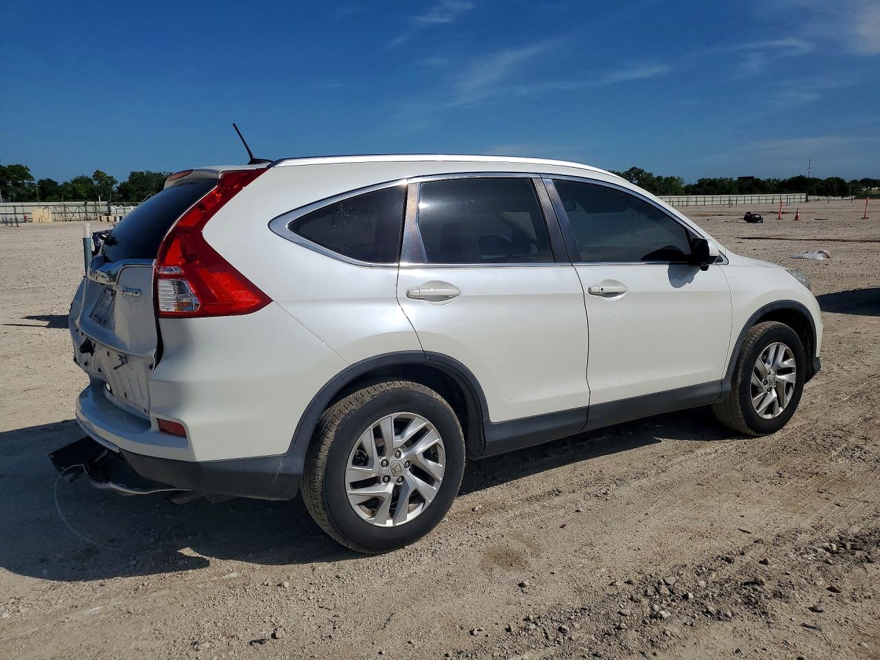 2015 Honda Cr-v Exl White vin: 5J6RM4H77FL130900