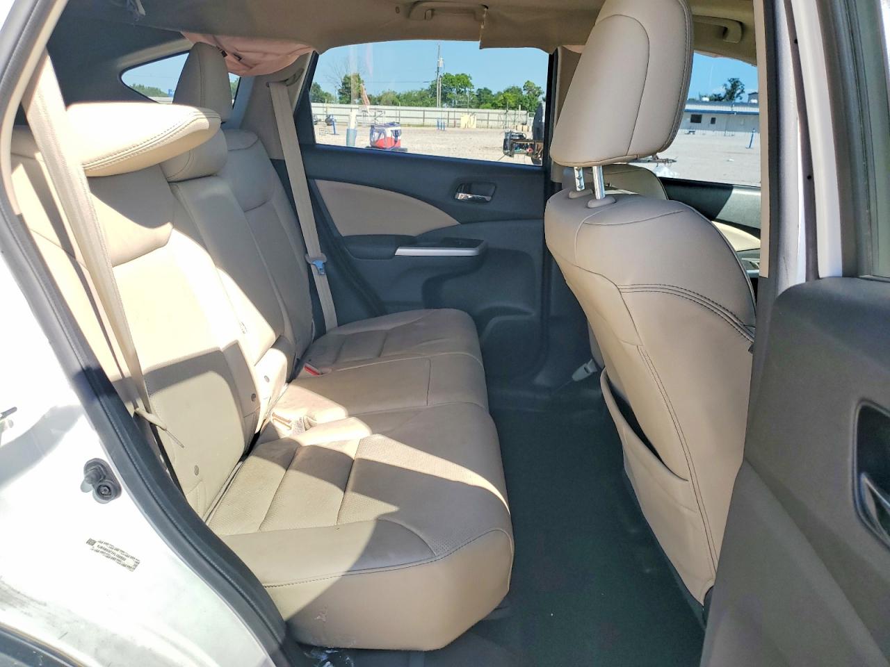 2015 Honda Cr-v Exl White vin: 5J6RM4H77FL130900