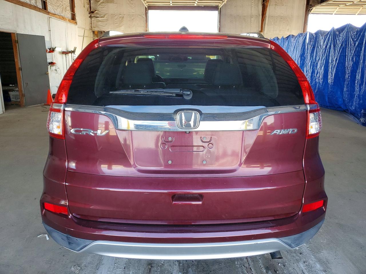 2015 Honda Cr-v Exl Burgundy vin: 5J6RM4H77FL133571