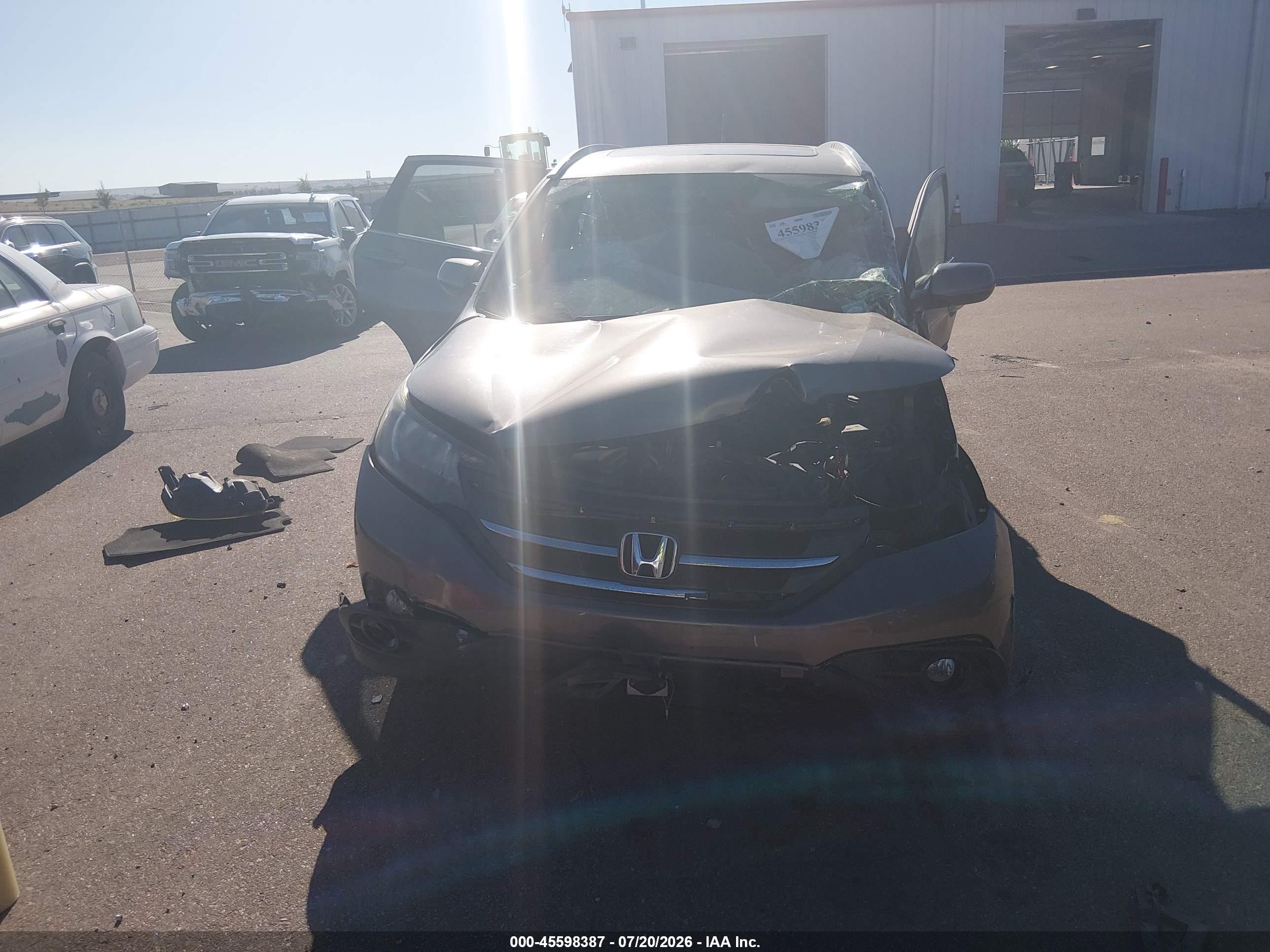 2012 Honda Cr-v Ex-l Черный vin: 5J6RM4H78CL003973