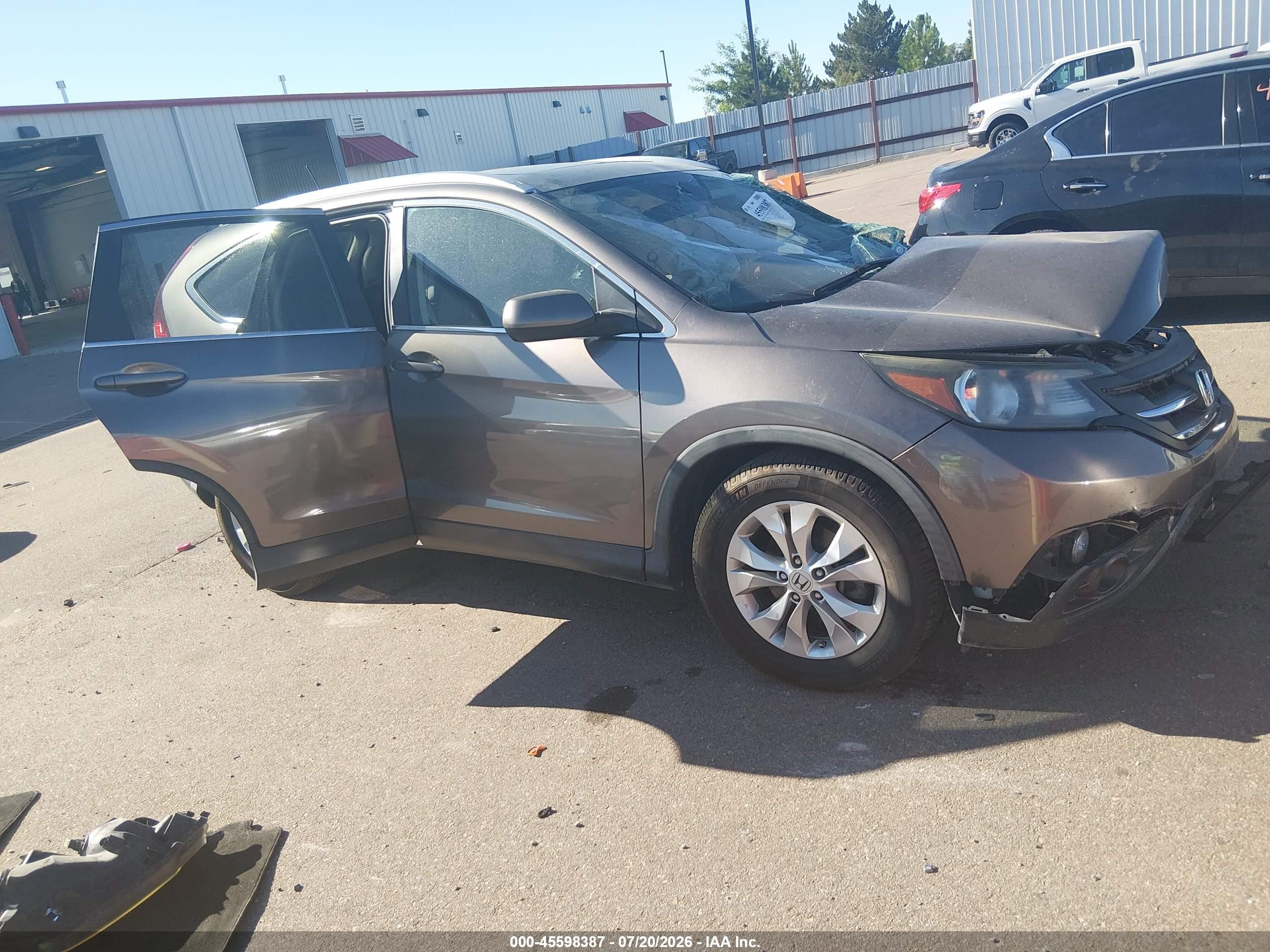 2012 Honda Cr-v Ex-l Черный vin: 5J6RM4H78CL003973