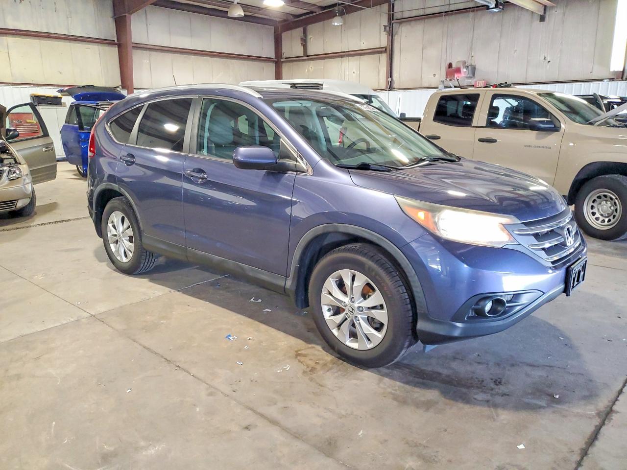 2012 Honda Cr-v Exl Синий vin: 5J6RM4H78CL017470