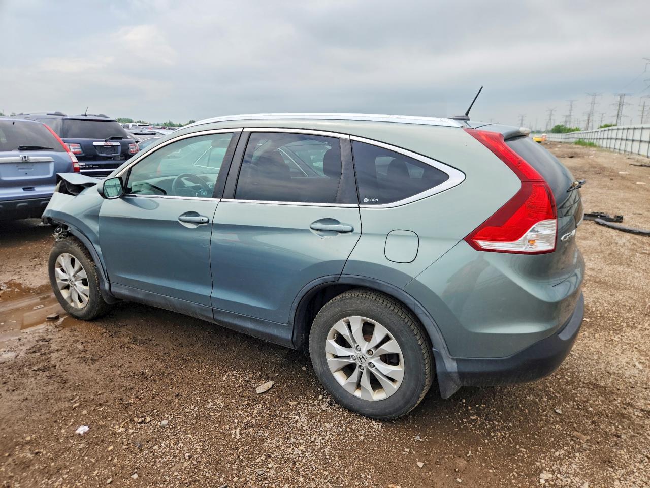 2012 Honda Cr-v Exl Blue vin: 5J6RM4H78CL024290