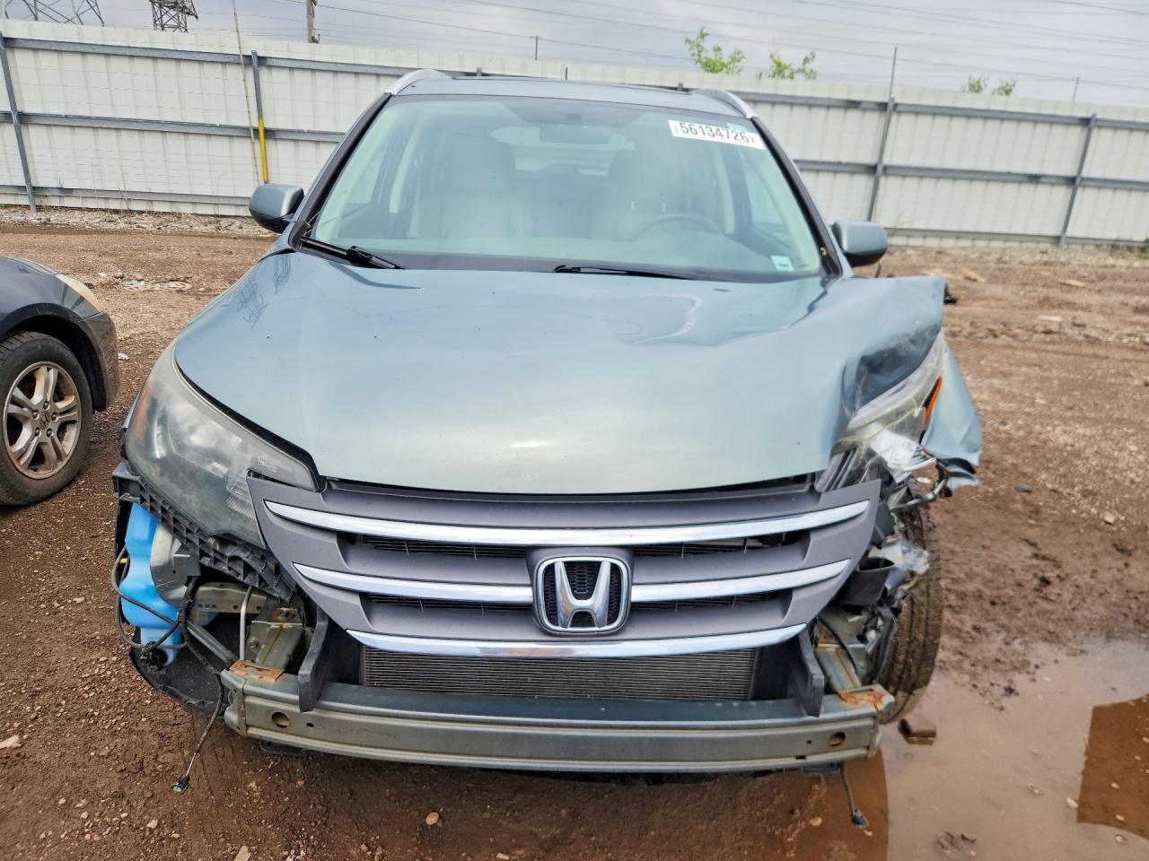 2012 Honda Cr-v Exl Blue vin: 5J6RM4H78CL024290