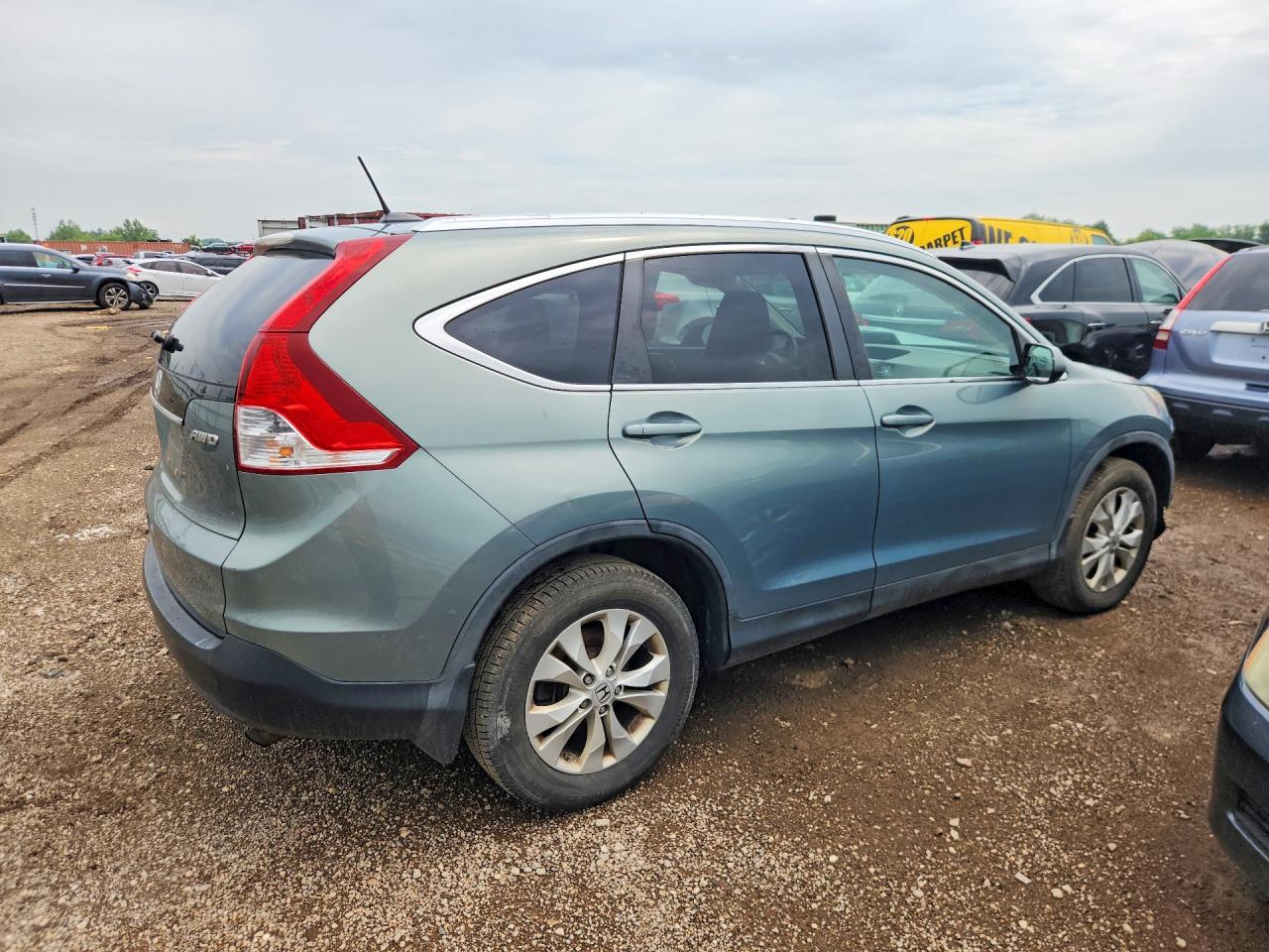 2012 Honda Cr-v Exl Blue vin: 5J6RM4H78CL024290