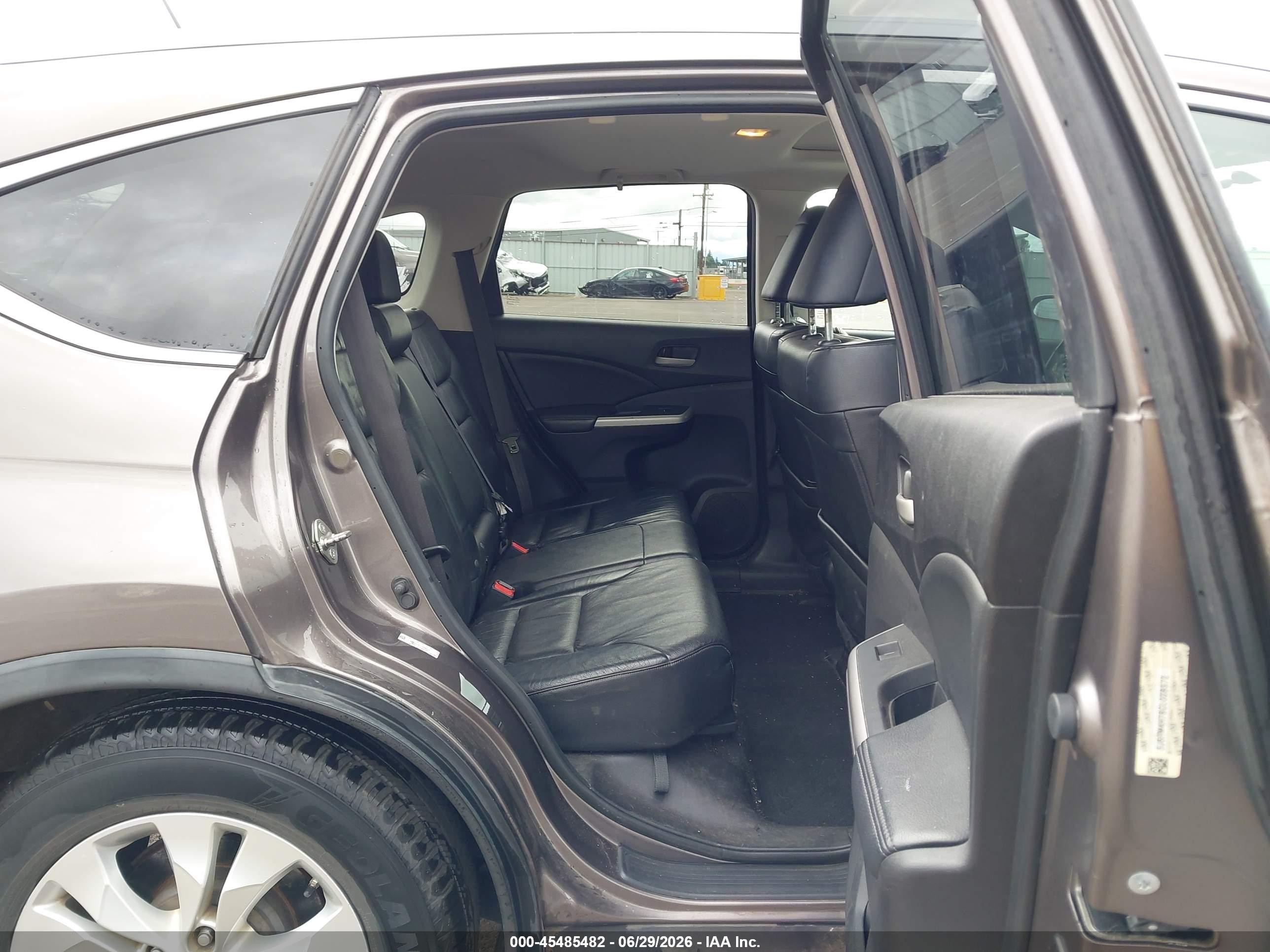 2012 Honda Cr-v Ex-l Коричневый vin: 5J6RM4H78CL028372