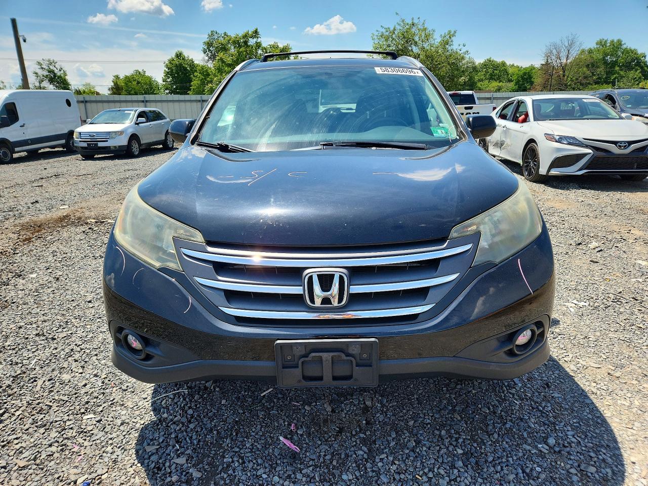 2012 Honda Cr-v Exl Black vin: 5J6RM4H78CL031191