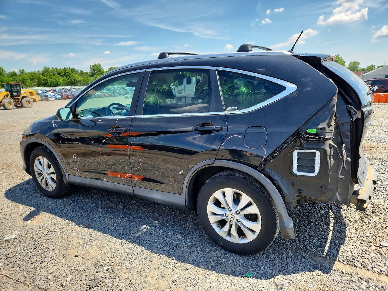 2012 Honda Cr-v Exl Black vin: 5J6RM4H78CL031191