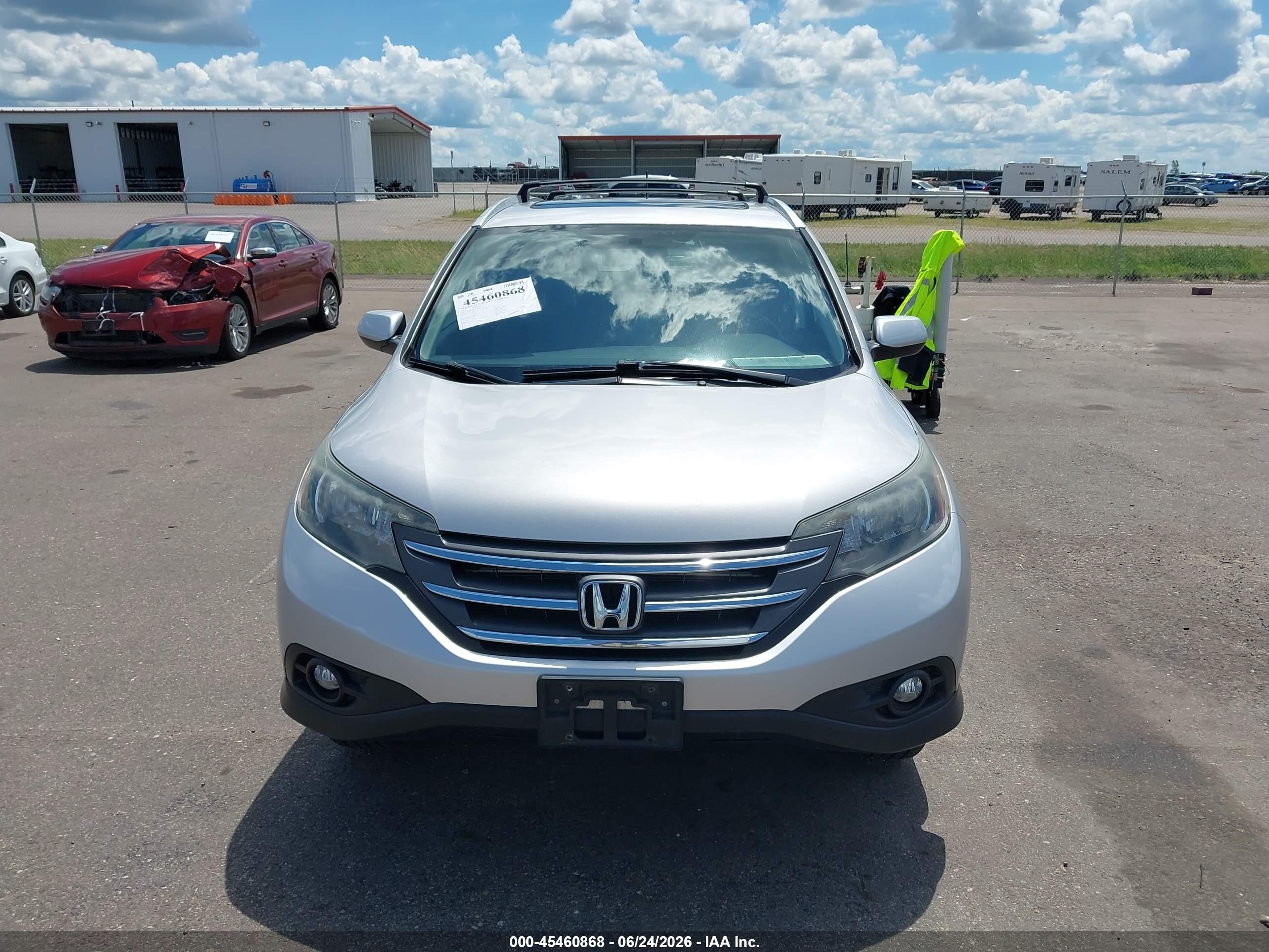 2012 Honda Cr-v Ex-l Silver vin: 5J6RM4H78CL040621