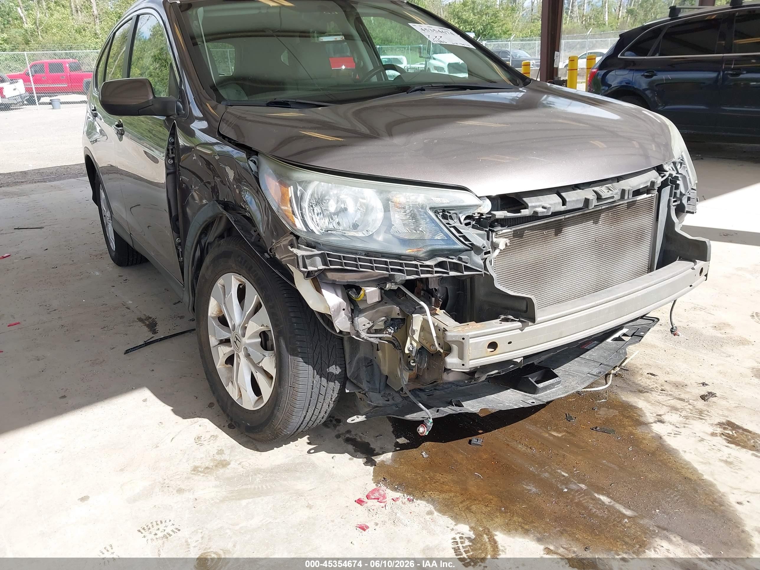 2012 Honda Cr-v Ex-l Brown vin: 5J6RM4H78CL050811