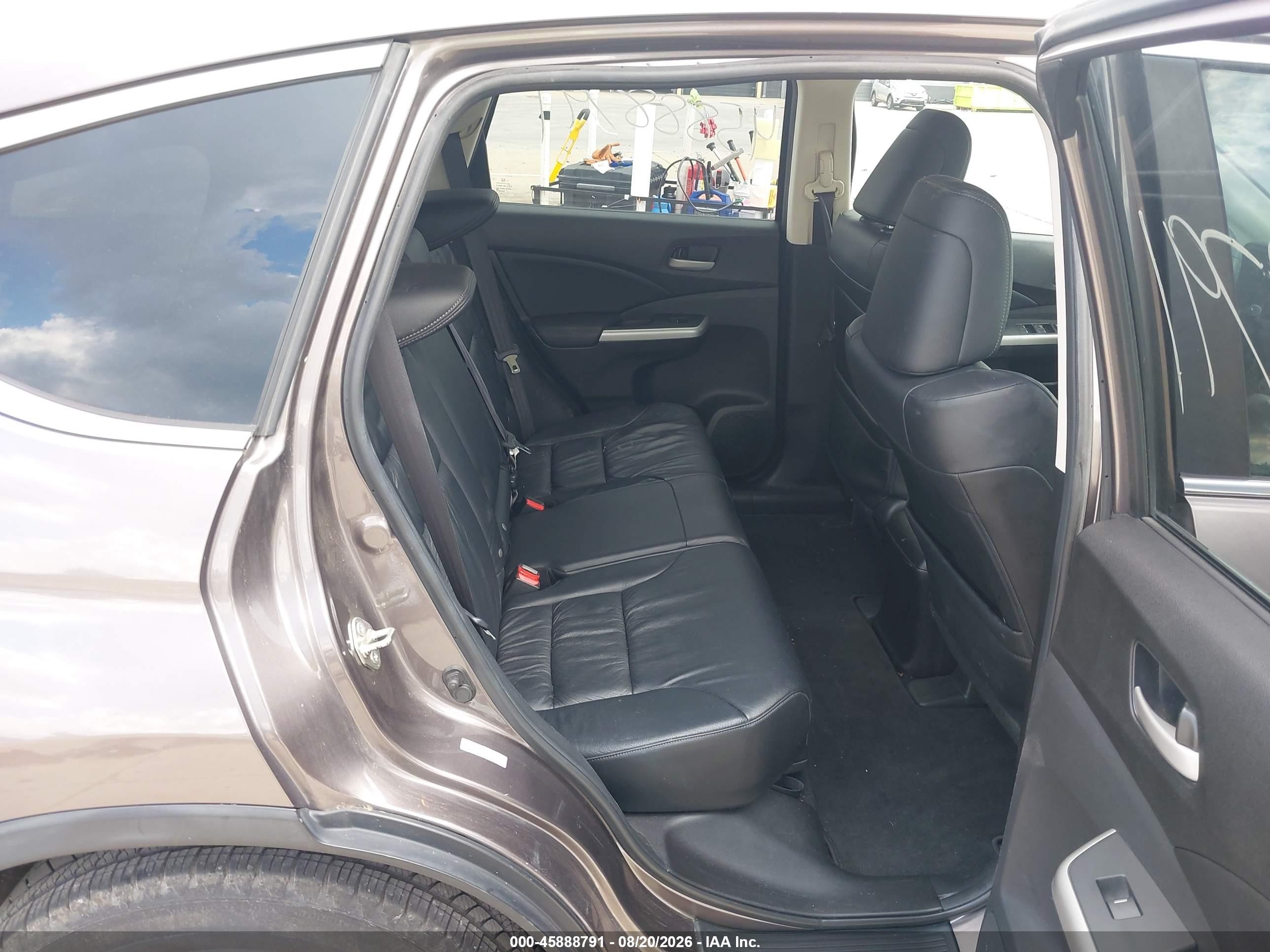 2012 Honda Cr-v Ex-l Brown vin: 5J6RM4H78CL054907