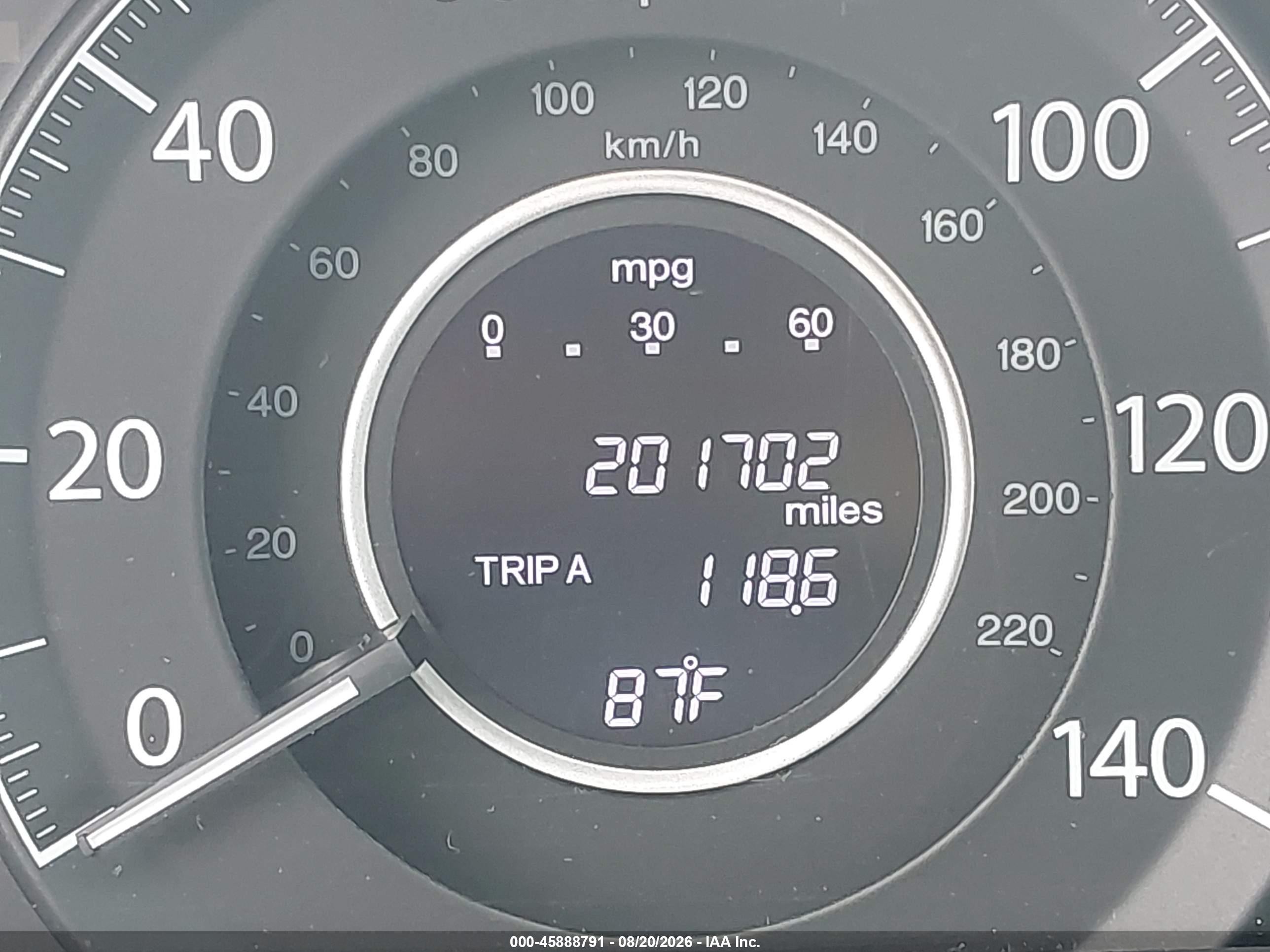 2012 Honda Cr-v Ex-l Brown vin: 5J6RM4H78CL054907