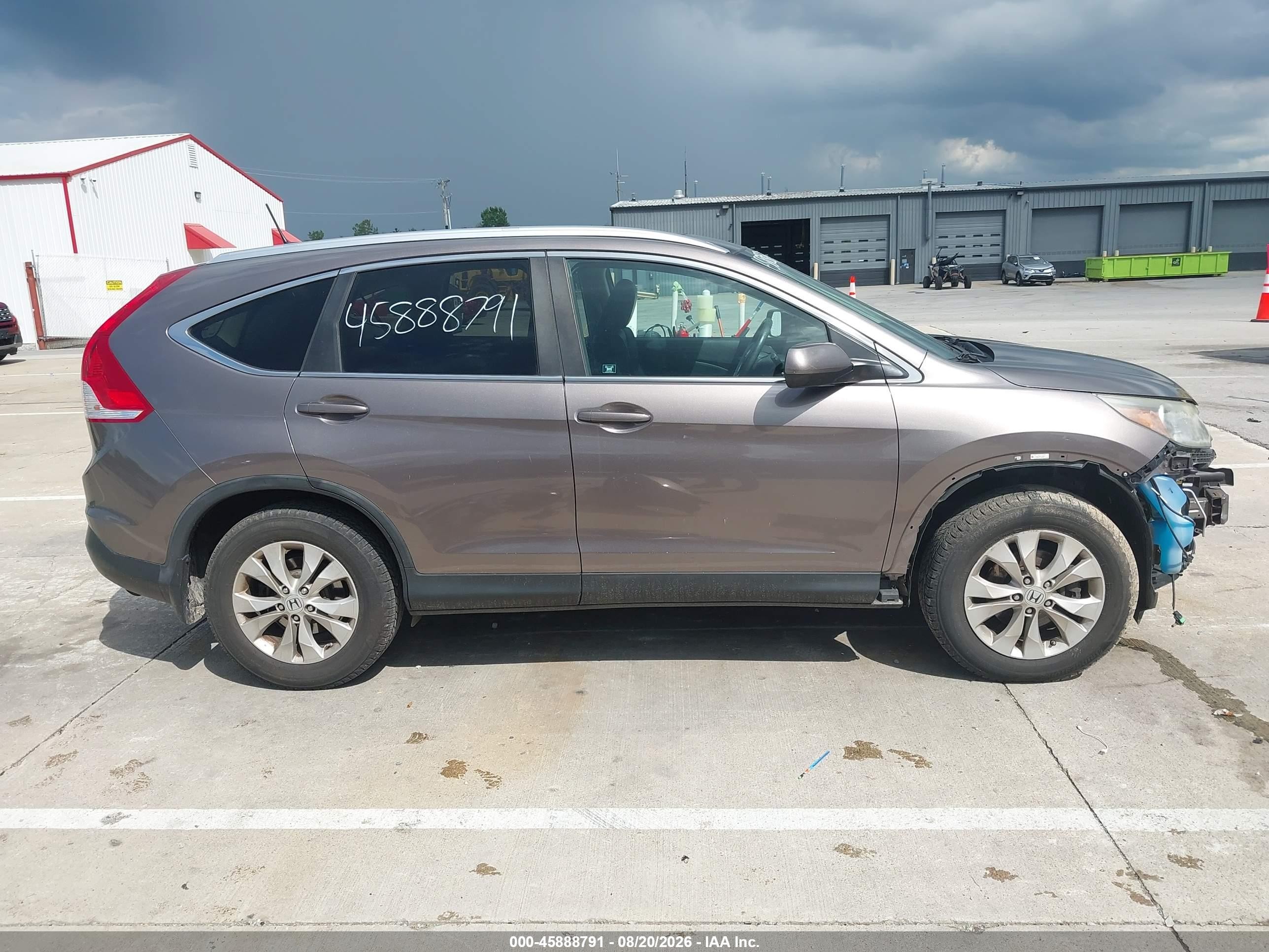 2012 Honda Cr-v Ex-l Brown vin: 5J6RM4H78CL054907