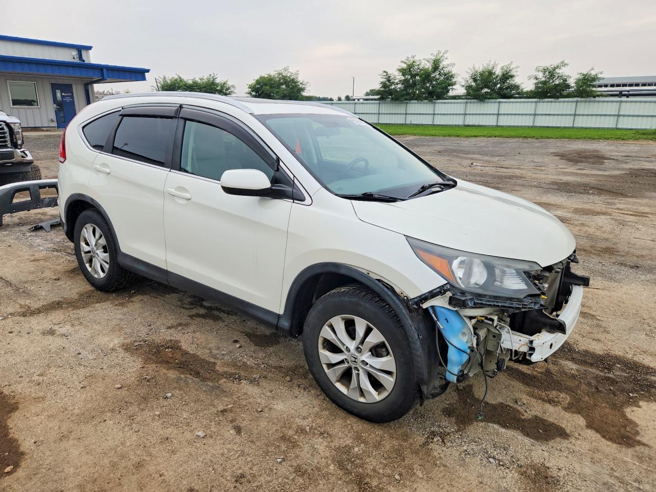 2012 Honda Cr-v Exl White vin: 5J6RM4H78CL069097
