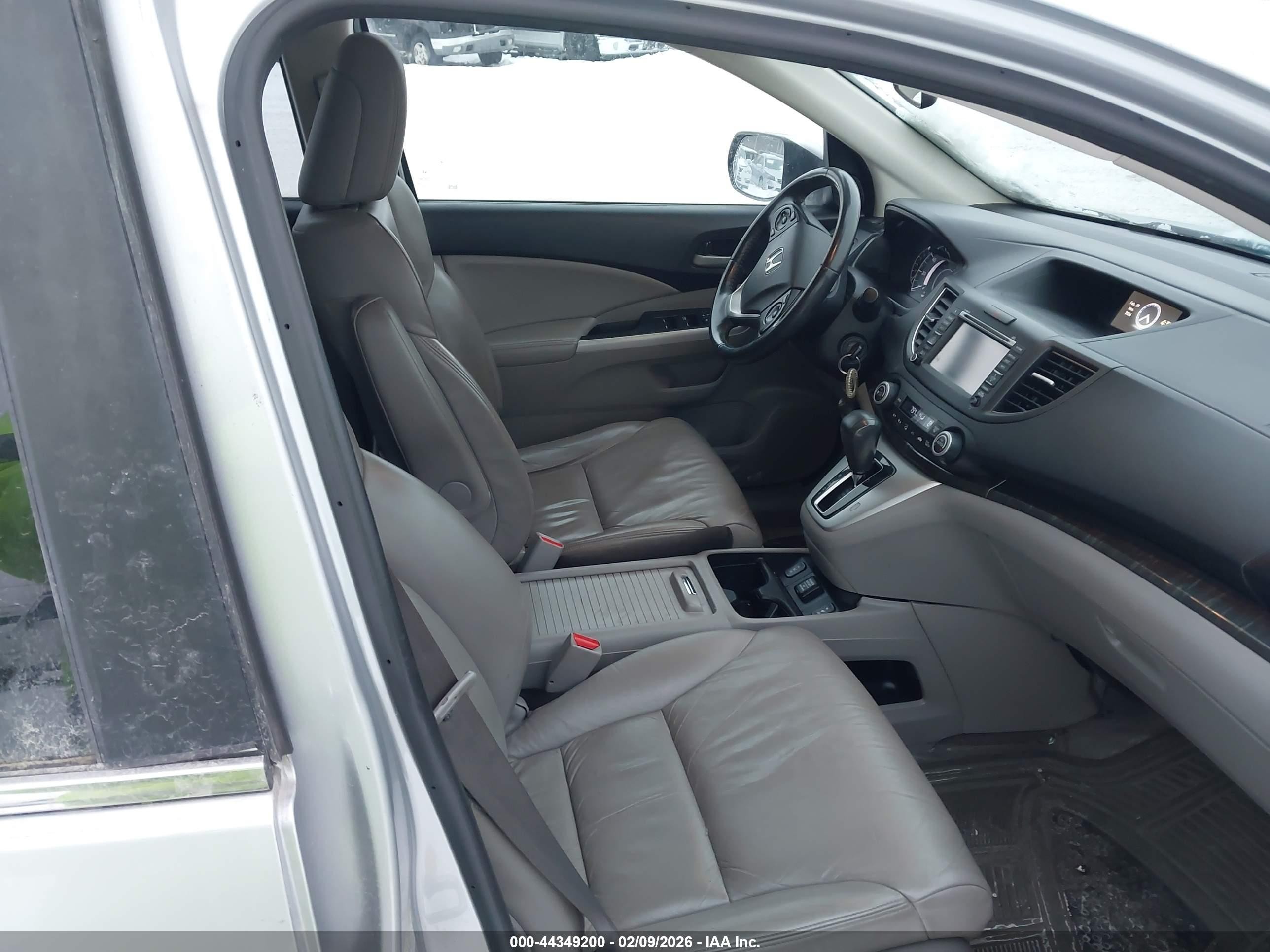 2012 Honda Cr-v Ex-l Gray vin: 5J6RM4H78CL072193
