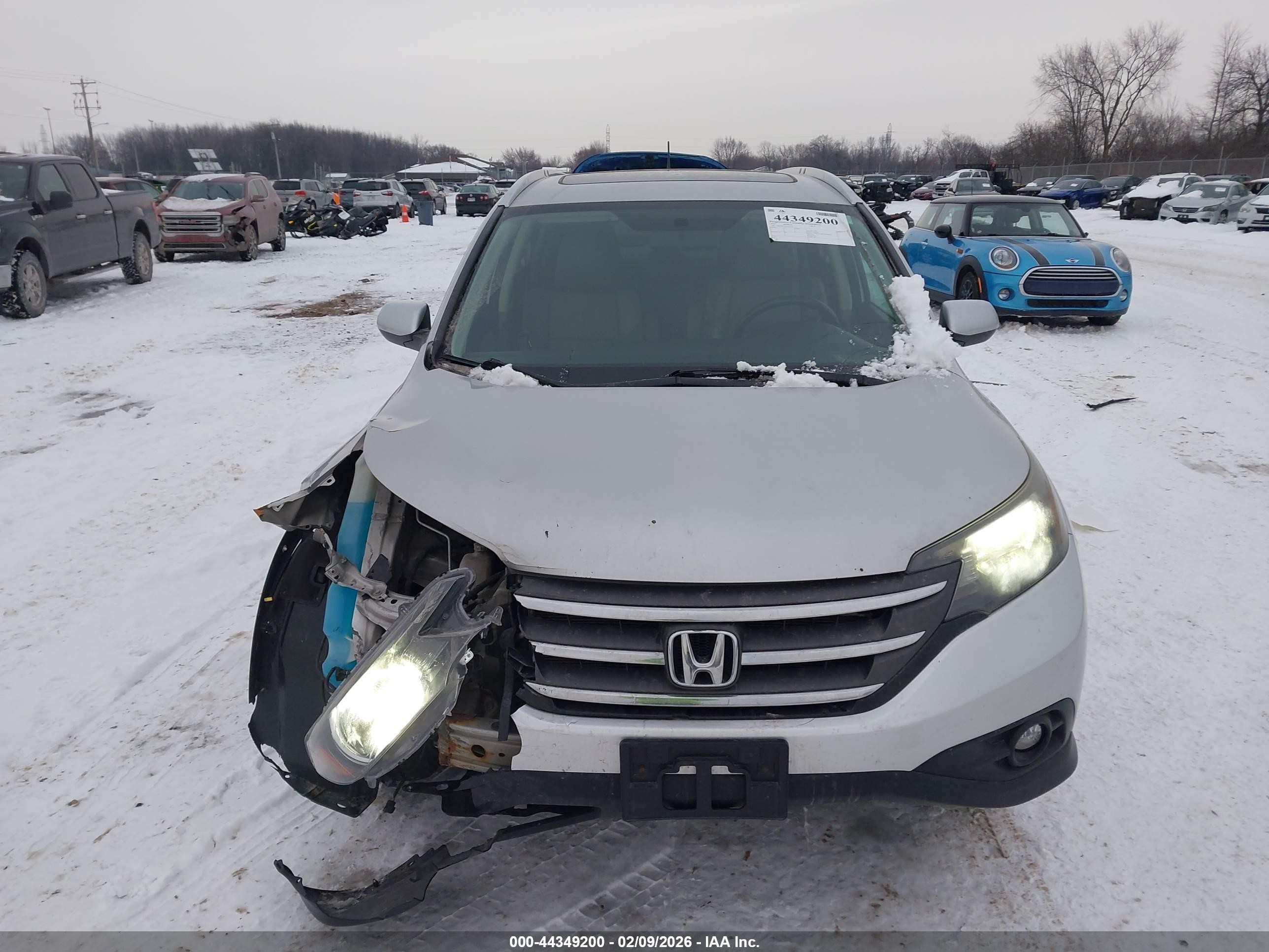 2012 Honda Cr-v Ex-l Gray vin: 5J6RM4H78CL072193
