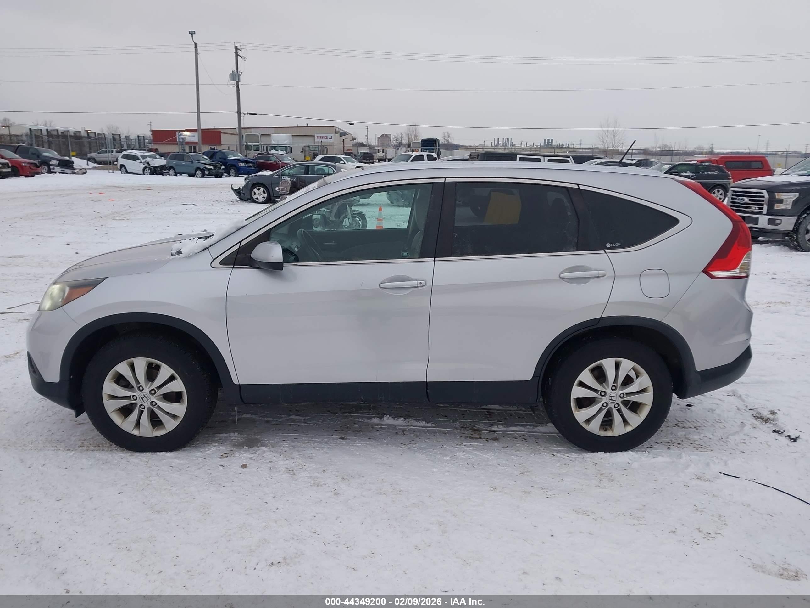 2012 Honda Cr-v Ex-l Gray vin: 5J6RM4H78CL072193