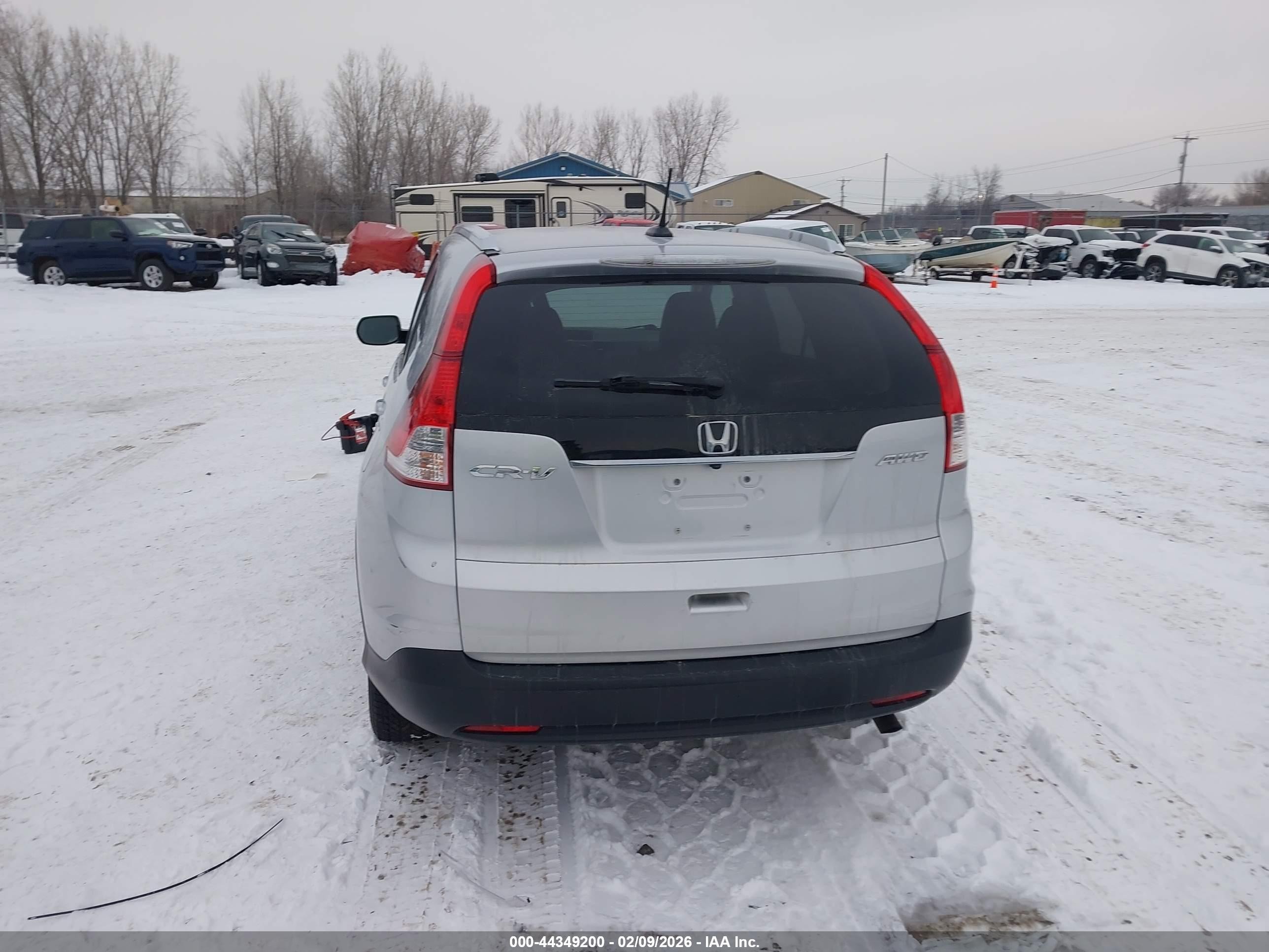 2012 Honda Cr-v Ex-l Gray vin: 5J6RM4H78CL072193
