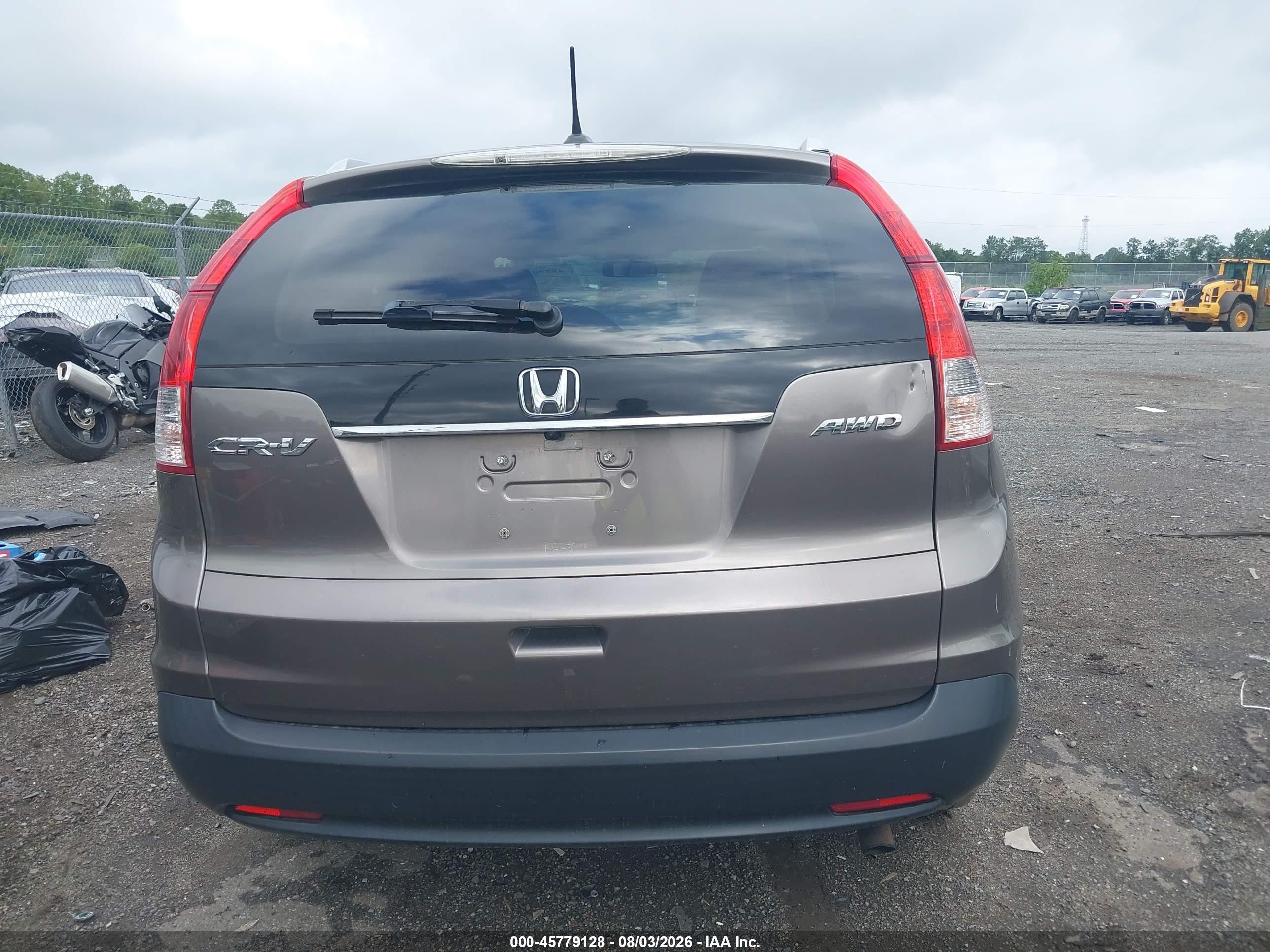 2012 Honda Cr-v Ex-l Brown vin: 5J6RM4H78CL077202
