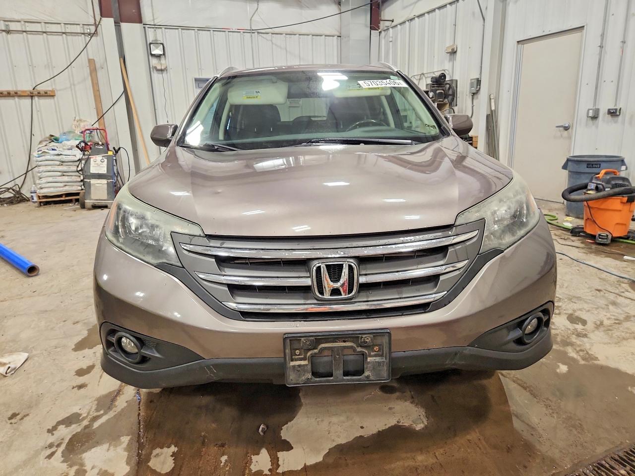 2012 Honda Cr-v Exl Brown vin: 5J6RM4H78CL081122