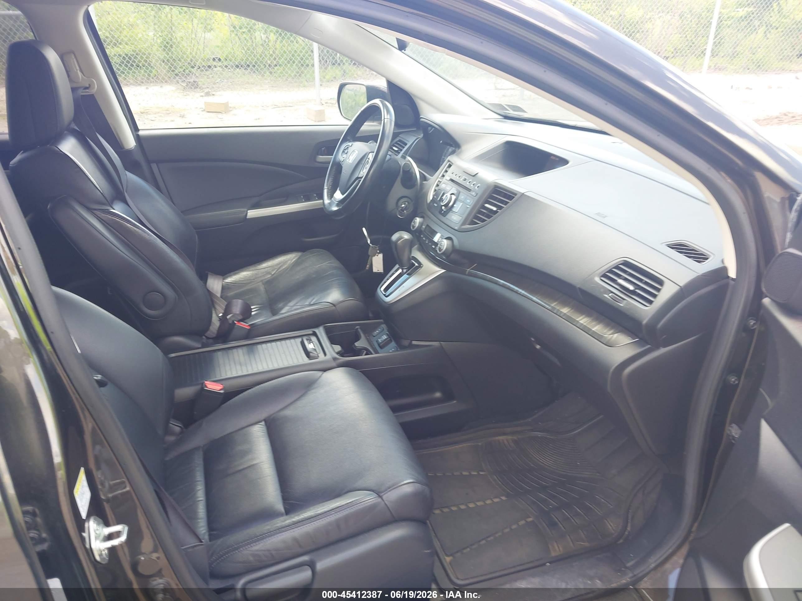 2013 Honda Cr-v Ex-l Brown vin: 5J6RM4H78DL008382