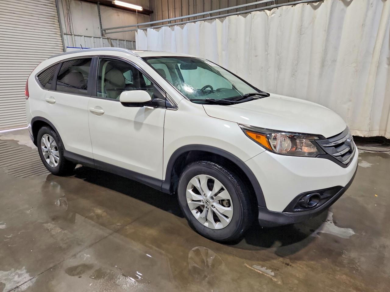 2013 Honda Cr-v Exl White vin: 5J6RM4H78DL018510