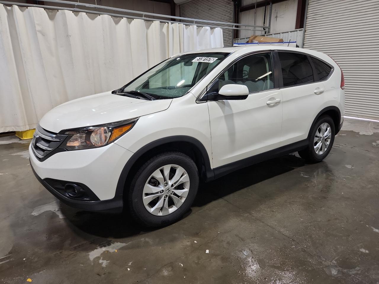 2013 Honda Cr-v Exl White vin: 5J6RM4H78DL018510 Damage: Left Front Door, Chipped, 2