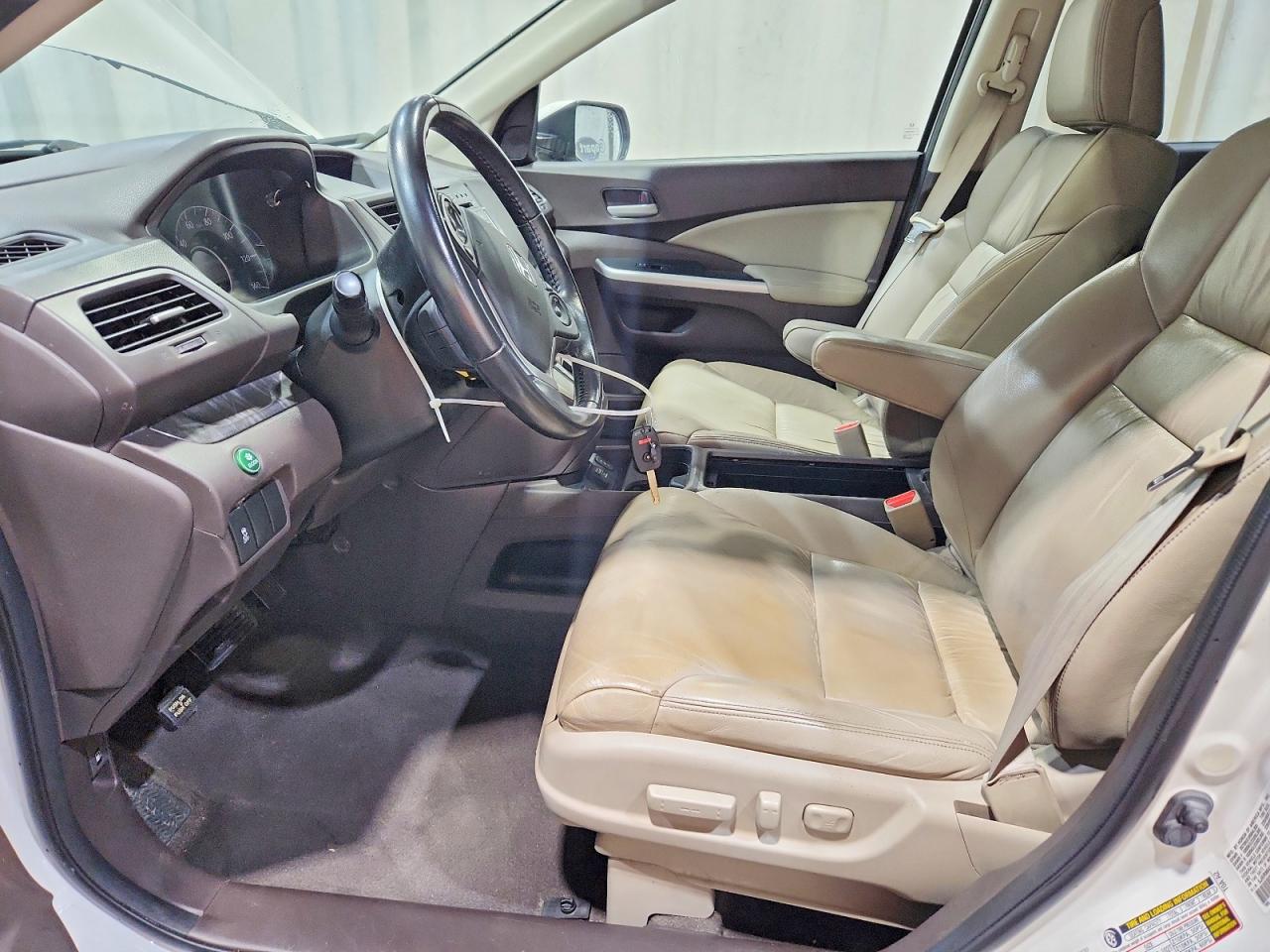 2013 Honda Cr-v Exl White vin: 5J6RM4H78DL018510