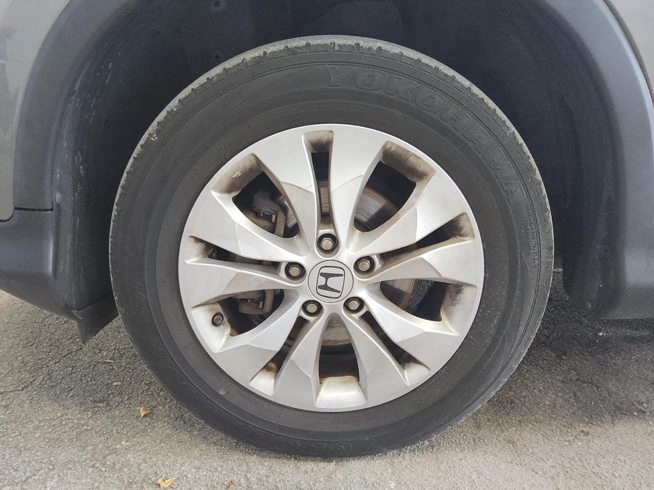 2013 Honda Cr-v Exl Tan vin: 5J6RM4H78DL021925 Damage: Left Front Tire, Worn, Replacement Required