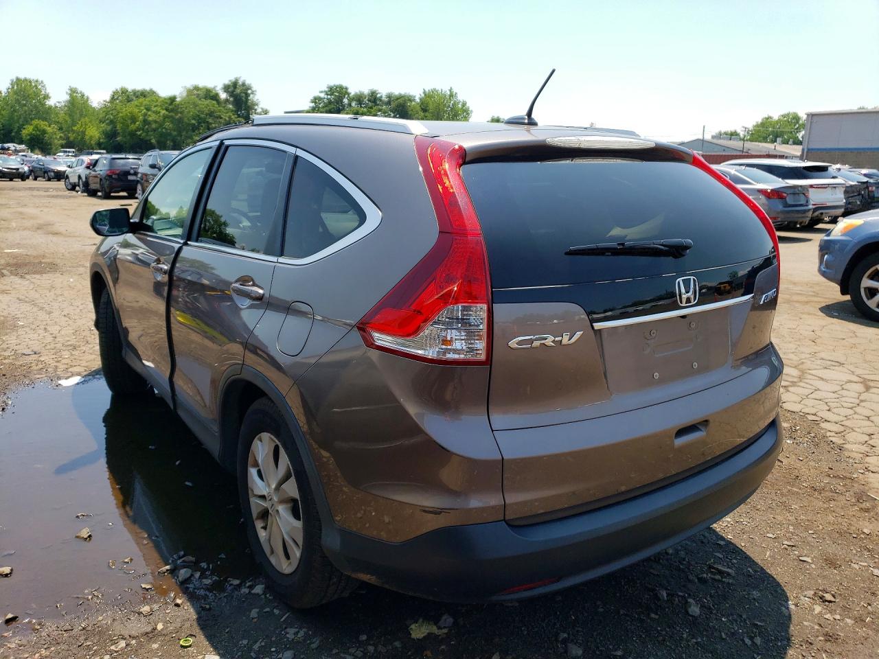 2013 Honda Cr-v Exl Gray vin: 5J6RM4H78DL024159