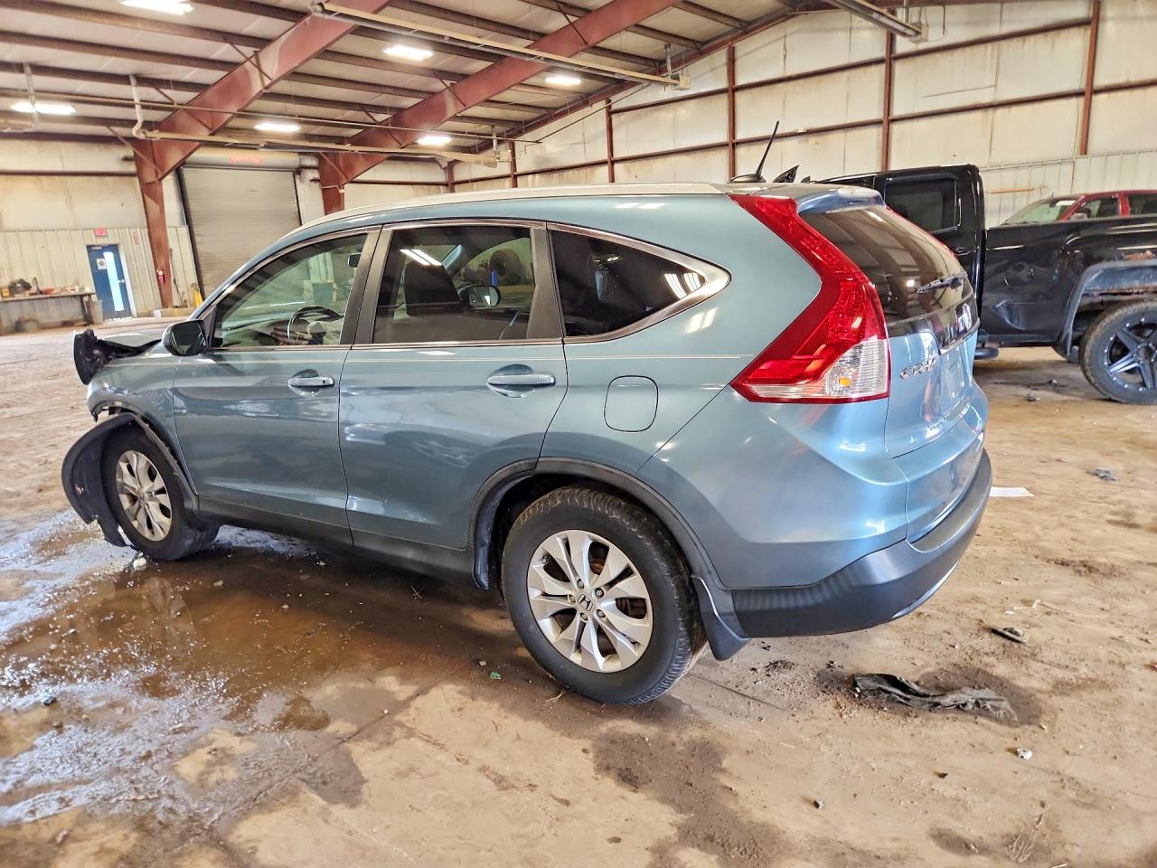 2013 Honda Cr-v Exl Teal vin: 5J6RM4H78DL036344