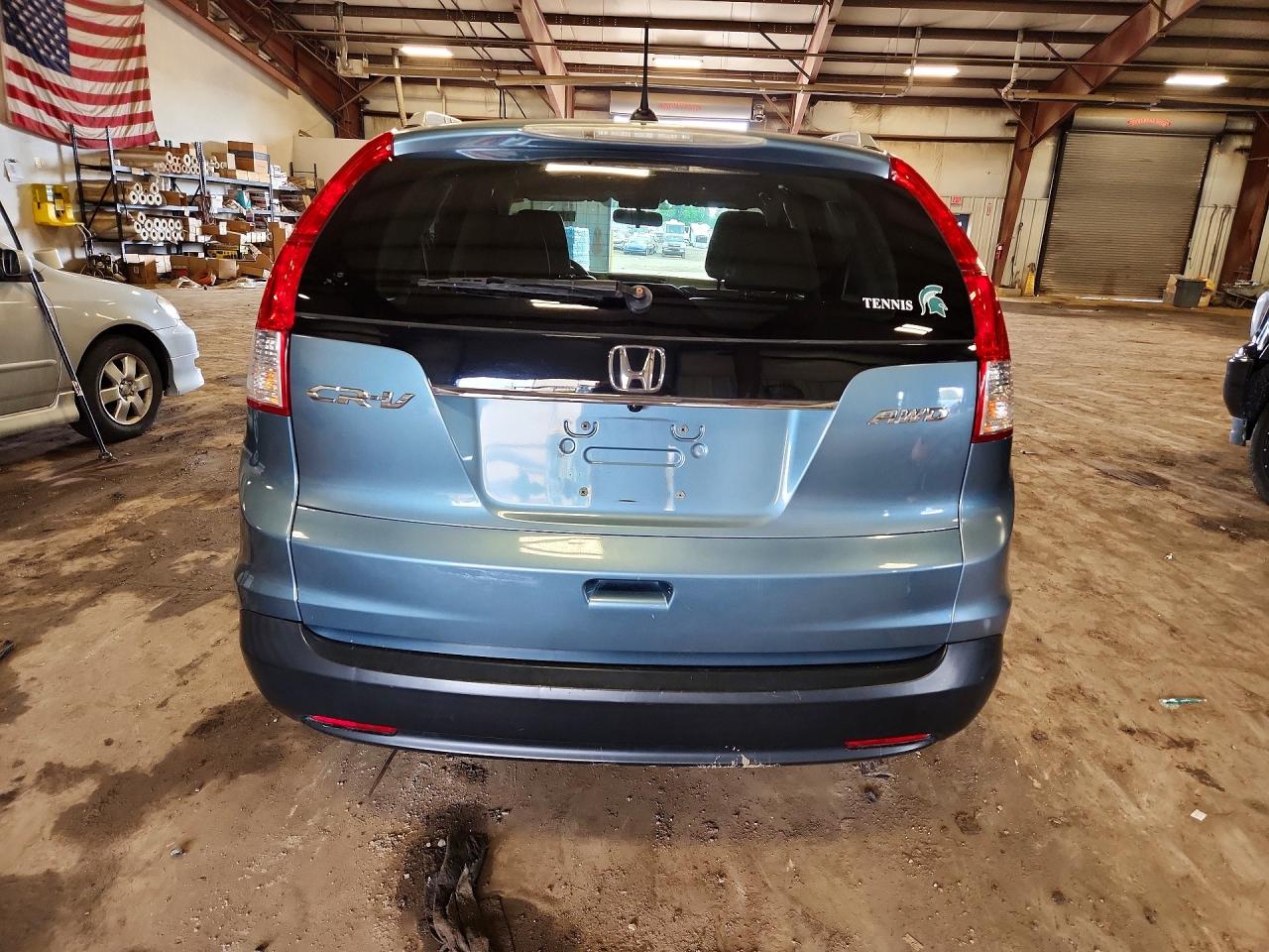 2013 Honda Cr-v Exl Teal vin: 5J6RM4H78DL036344