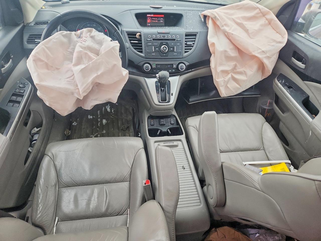2013 Honda Cr-v Exl Burgundy vin: 5J6RM4H78DL044282