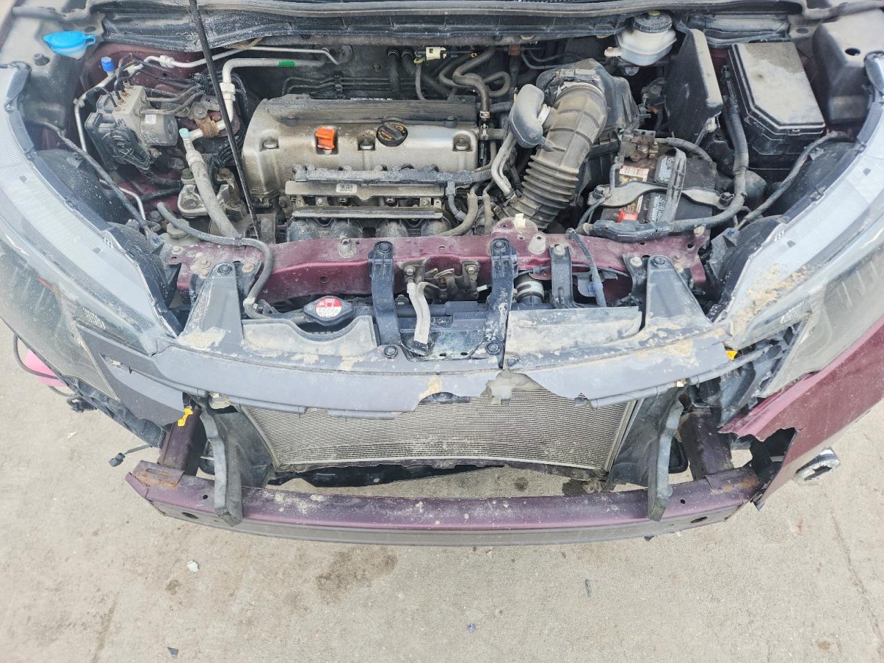 2013 Honda Cr-v Exl Burgundy vin: 5J6RM4H78DL044282