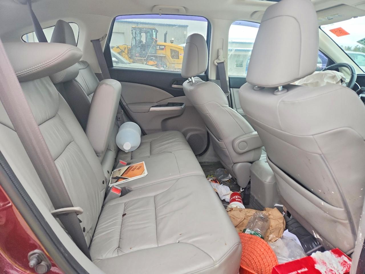 2013 Honda Cr-v Exl Burgundy vin: 5J6RM4H78DL044282