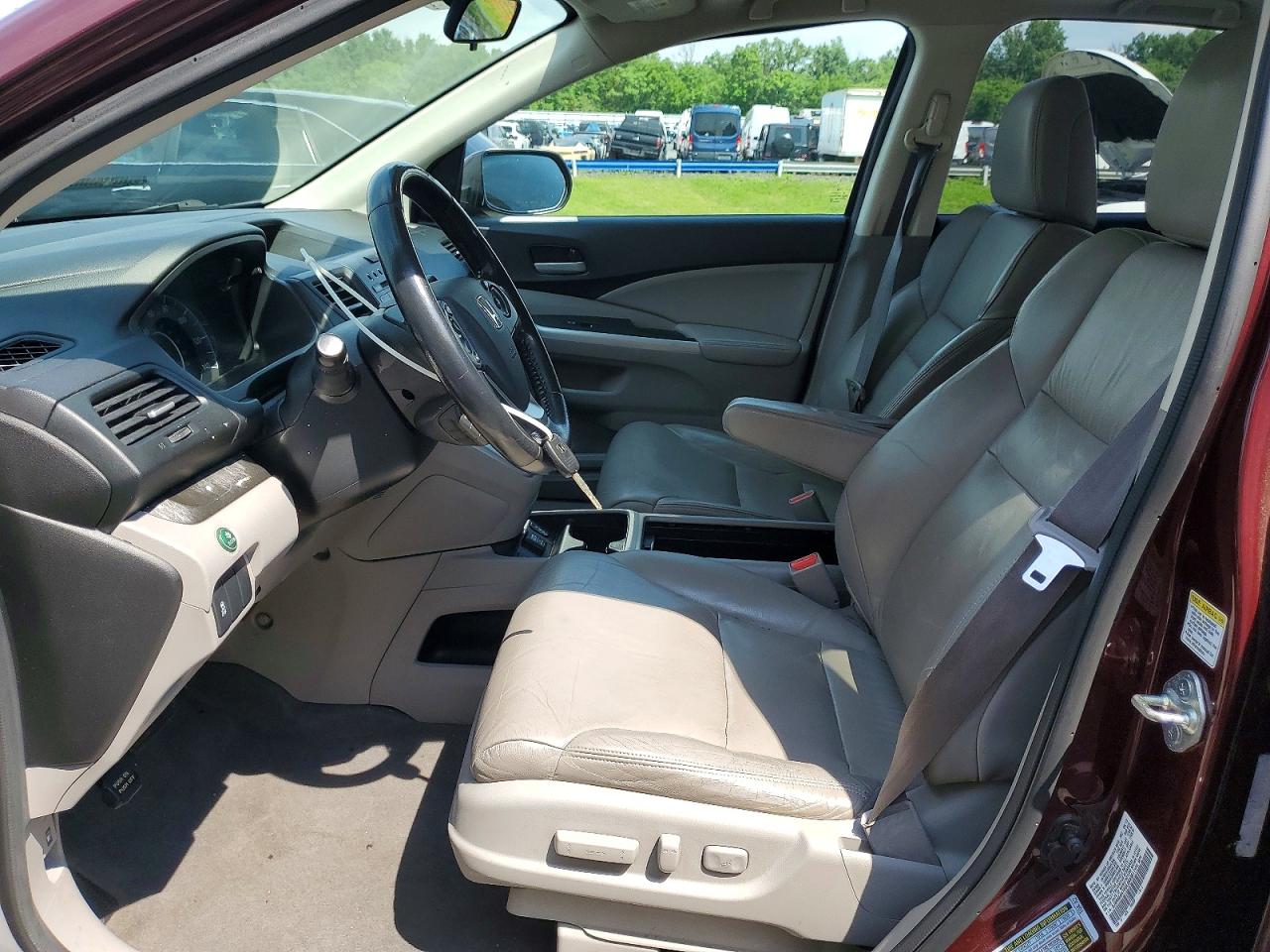 2013 Honda Cr-v Exl Maroon vin: 5J6RM4H78DL069361