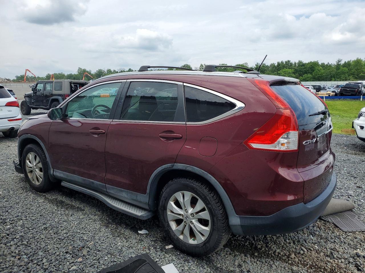 2013 Honda Cr-v Exl Maroon vin: 5J6RM4H78DL069361