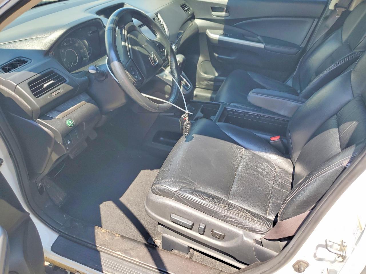 2013 Honda Cr-v Exl White vin: 5J6RM4H78DL074897