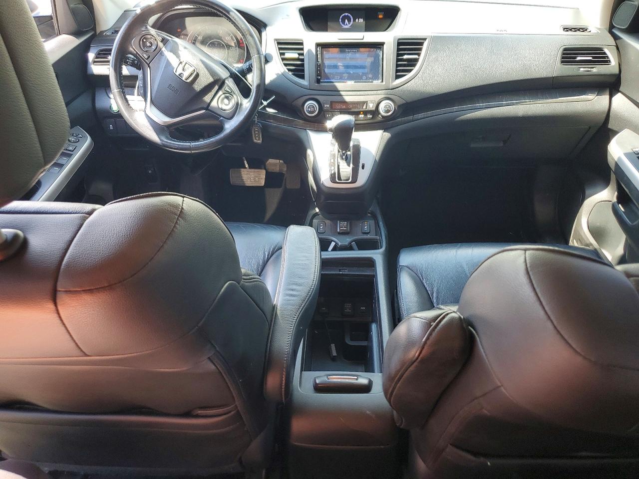 2013 Honda Cr-v Exl White vin: 5J6RM4H78DL074897