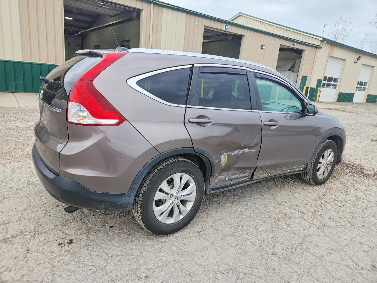 2013 Honda Cr-v Exl Gray vin: 5J6RM4H78DL077170